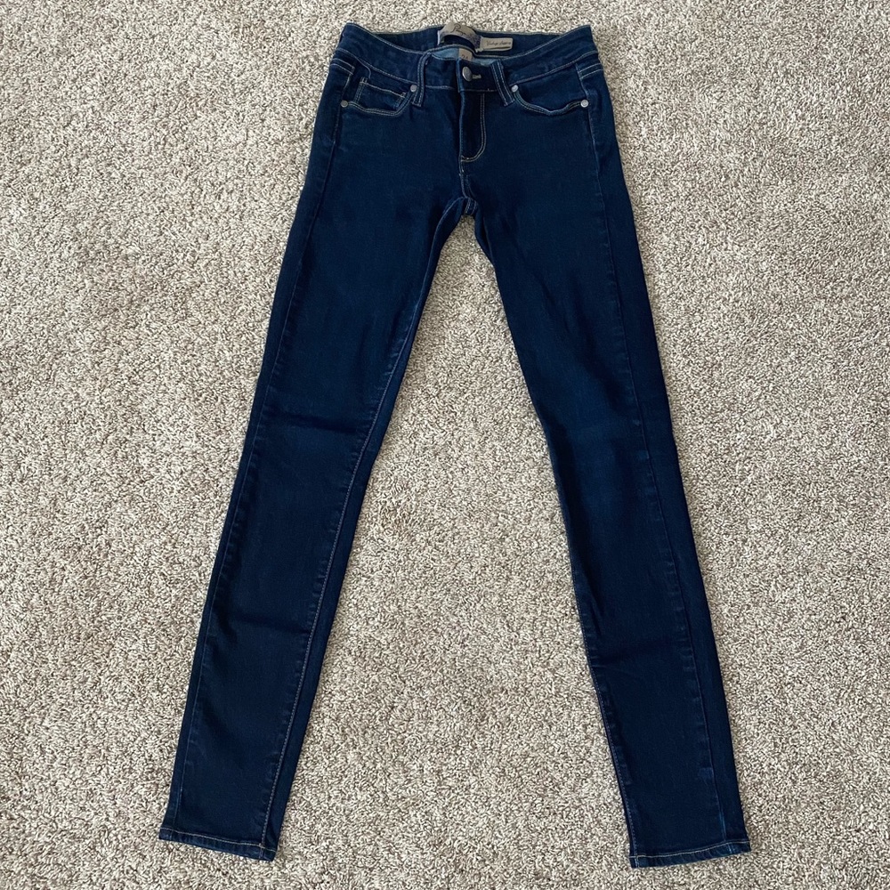 PAIGE Verdugo Legging dark wash denim Skinny Jeans size 24